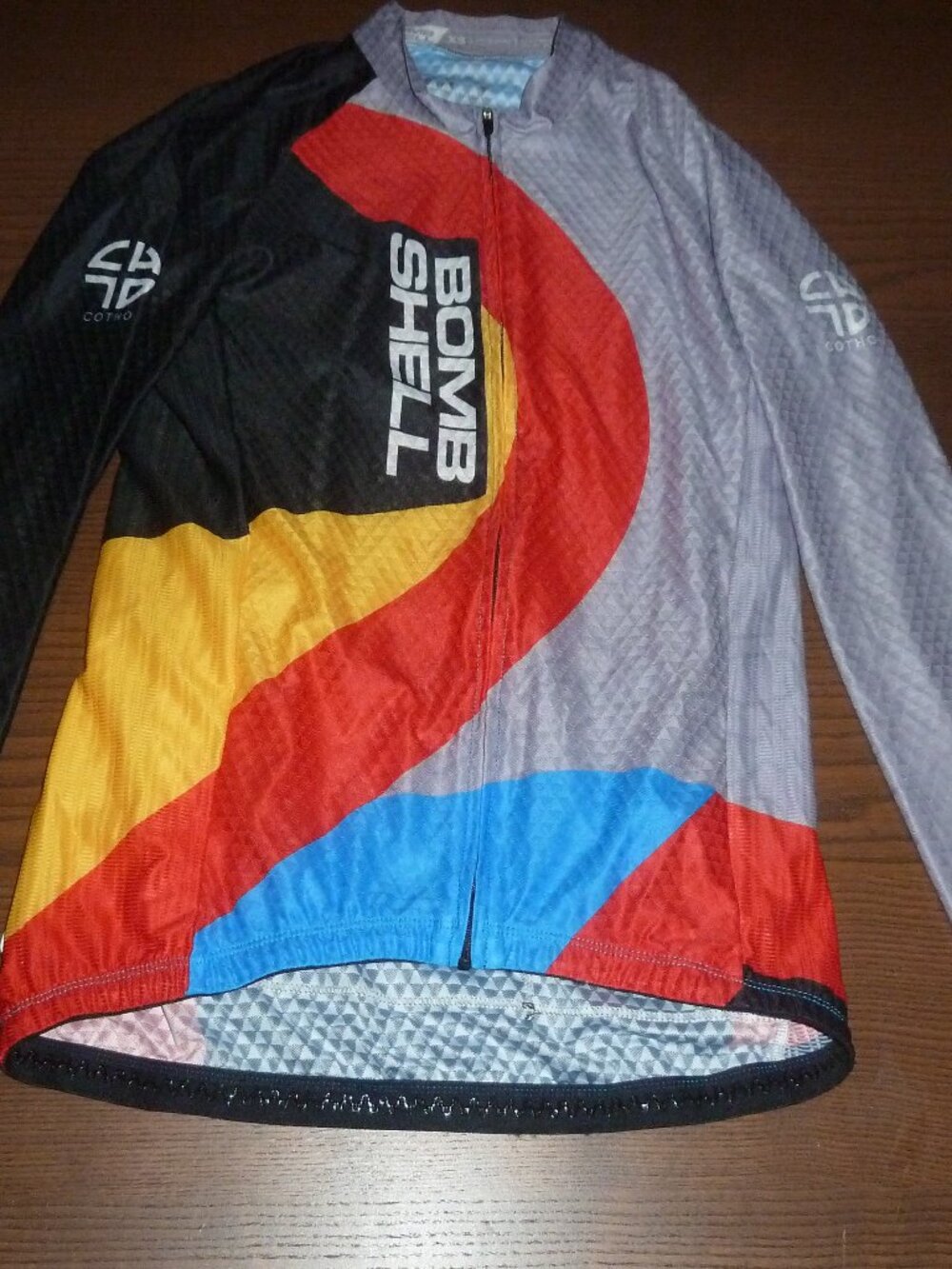 Bomb Shell Youth BMX Motocross Racing Jersey Zipper Mesh Top Size XS